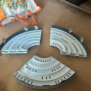 Hot Wheels Nintendo Mario Kart Rainbow Road Track Part B, Part C, Part D